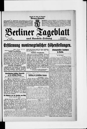 Berliner Tageblatt und Handels-Zeitung vom 06.11.1915