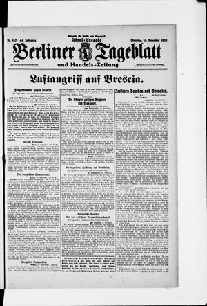 Berliner Tageblatt und Handels-Zeitung vom 16.11.1915