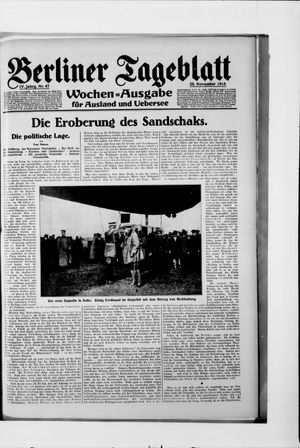 Berliner Tageblatt und Handels-Zeitung vom 23.11.1915
