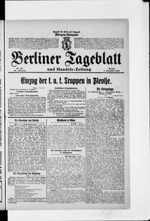 Berliner Tageblatt und Handels-Zeitung vom 03.12.1915
