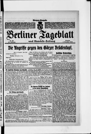 Berliner Tageblatt und Handels-Zeitung vom 05.12.1915