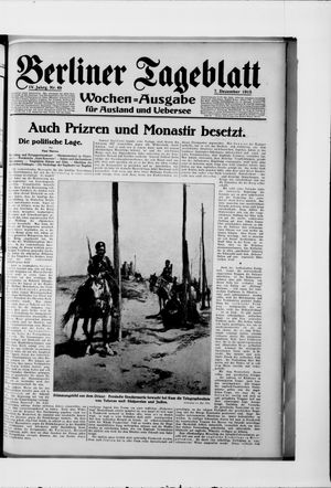 Berliner Tageblatt und Handels-Zeitung vom 07.12.1915