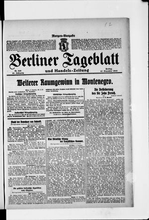 Berliner Tageblatt und Handels-Zeitung vom 17.12.1915