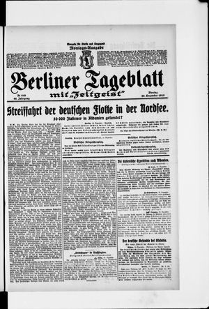 Berliner Tageblatt und Handels-Zeitung on Dec 20, 1915