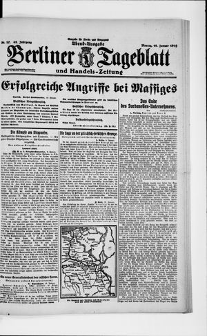 Berliner Tageblatt und Handels-Zeitung vom 10.01.1916