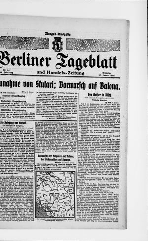 Berliner Tageblatt und Handels-Zeitung vom 25.01.1916