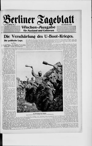 Berliner Tageblatt und Handels-Zeitung vom 15.02.1916