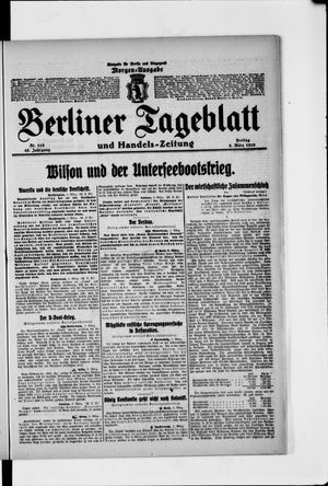 Berliner Tageblatt und Handels-Zeitung vom 03.03.1916