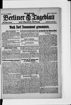 Berliner Tageblatt und Handels-Zeitung vom 03.03.1916