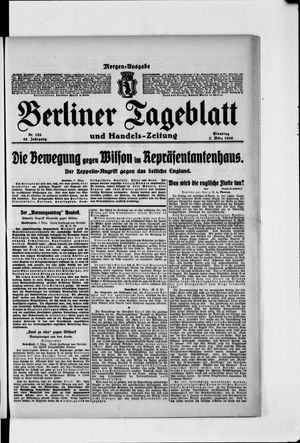 Berliner Tageblatt und Handels-Zeitung vom 07.03.1916
