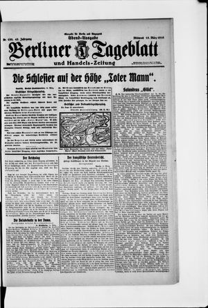 Berliner Tageblatt und Handels-Zeitung on Mar 15, 1916