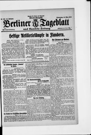 Berliner Tageblatt und Handels-Zeitung vom 16.03.1916