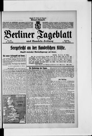 Berliner Tageblatt und Handels-Zeitung vom 21.03.1916