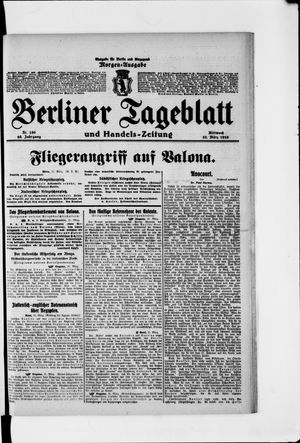 Berliner Tageblatt und Handels-Zeitung vom 22.03.1916