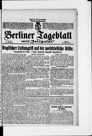 Berliner Tageblatt und Handels-Zeitung vom 27.03.1916