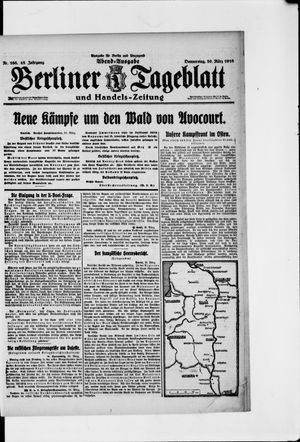 Berliner Tageblatt und Handels-Zeitung vom 30.03.1916