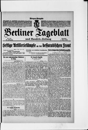 Berliner Tageblatt und Handels-Zeitung vom 04.04.1916