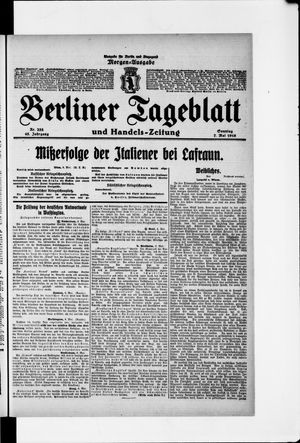 Berliner Tageblatt und Handels-Zeitung vom 07.05.1916