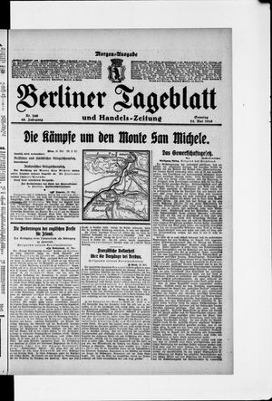 Berliner Tageblatt und Handels-Zeitung on May 14, 1916