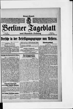 Berliner Tageblatt und Handels-Zeitung vom 28.05.1916
