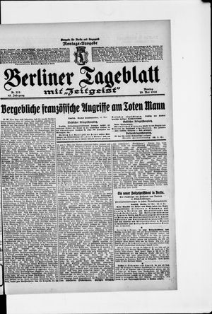 Berliner Tageblatt und Handels-Zeitung vom 29.05.1916