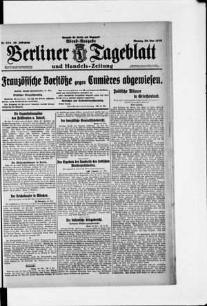 Berliner Tageblatt und Handels-Zeitung vom 29.05.1916
