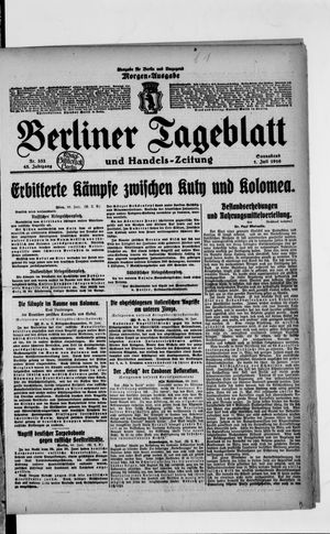 Berliner Tageblatt und Handels-Zeitung vom 01.07.1916