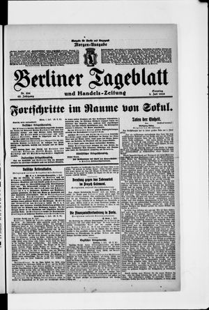 Berliner Tageblatt und Handels-Zeitung vom 02.07.1916