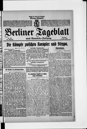 Berliner Tageblatt und Handels-Zeitung vom 09.07.1916