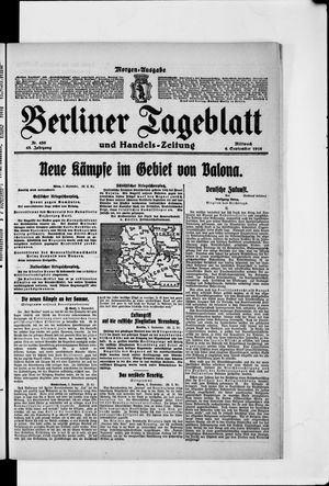 Berliner Tageblatt und Handels-Zeitung vom 06.09.1916