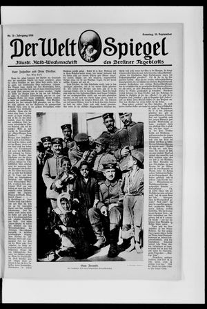 Berliner Tageblatt und Handels-Zeitung on Sep 10, 1916