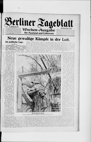 Berliner Tageblatt und Handels-Zeitung vom 26.09.1916