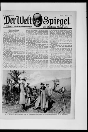 Berliner Tageblatt und Handels-Zeitung vom 19.11.1916