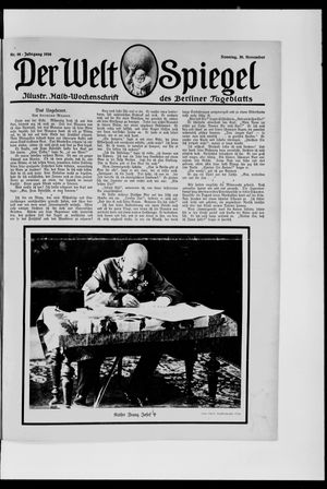 Berliner Tageblatt und Handels-Zeitung vom 26.11.1916