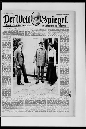 Berliner Tageblatt und Handels-Zeitung vom 30.11.1916