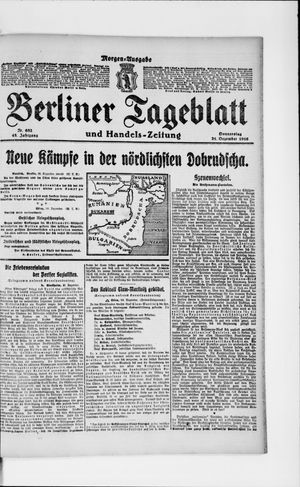 Berliner Tageblatt und Handels-Zeitung vom 21.12.1916