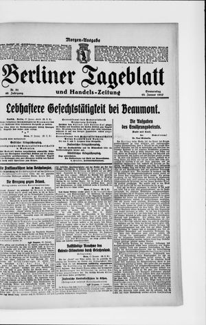 Berliner Tageblatt und Handels-Zeitung vom 18.01.1917
