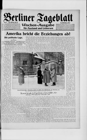 Berliner Tageblatt und Handels-Zeitung vom 06.02.1917