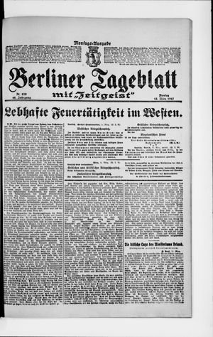 Berliner Tageblatt und Handels-Zeitung vom 12.03.1917