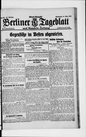 Berliner Tageblatt und Handels-Zeitung vom 29.03.1917