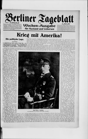 Berliner Tageblatt und Handels-Zeitung vom 11.04.1917