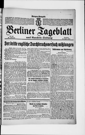 Berliner Tageblatt und Handels-Zeitung vom 29.04.1917