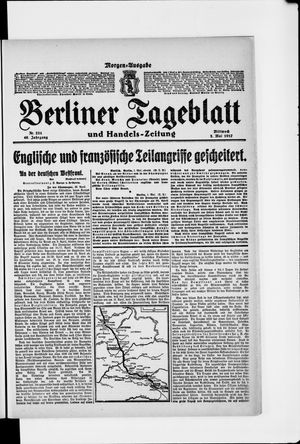 Berliner Tageblatt und Handels-Zeitung vom 02.05.1917