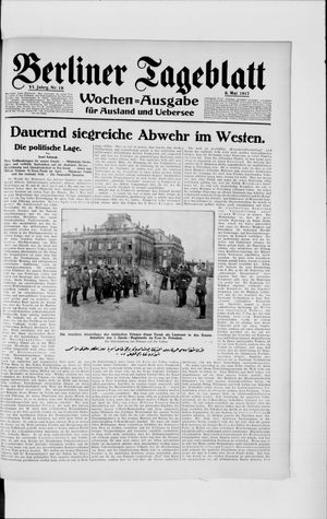 Berliner Tageblatt und Handels-Zeitung vom 08.05.1917