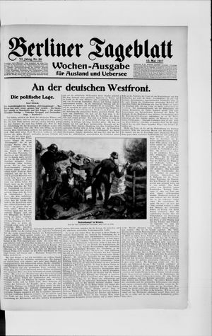 Berliner Tageblatt und Handels-Zeitung vom 15.05.1917