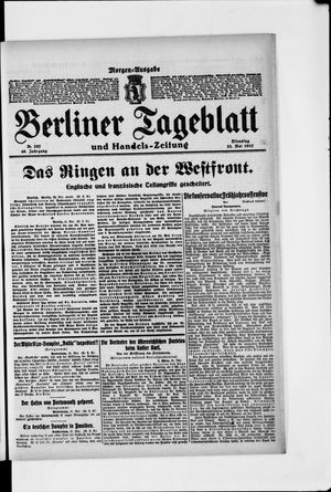 Berliner Tageblatt und Handels-Zeitung on May 22, 1917