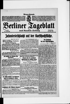 Berliner Tageblatt und Handels-Zeitung vom 24.05.1917