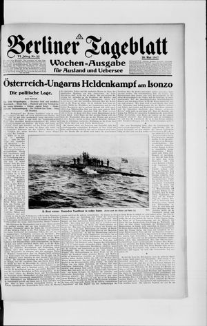 Berliner Tageblatt und Handels-Zeitung vom 30.05.1917