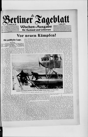 Berliner Tageblatt und Handels-Zeitung vom 05.06.1917
