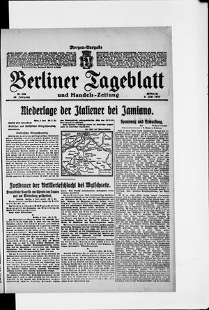 Berliner Tageblatt und Handels-Zeitung vom 06.06.1917